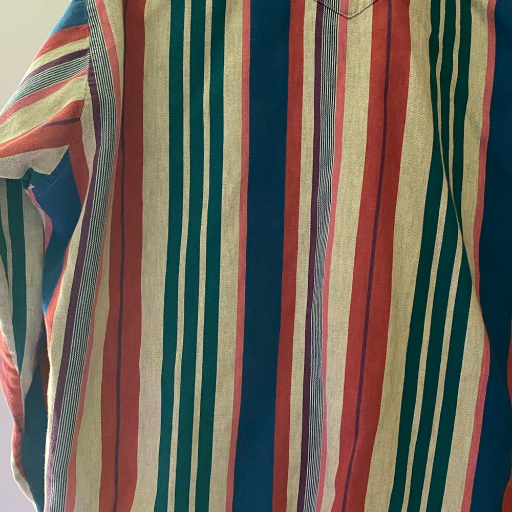 Wrangler Cowboy Cut Regular Fit 17-36 Large Shirt Vintage. - Picture 7 of 12